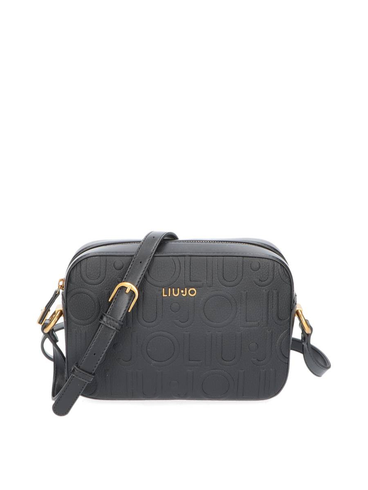 Nero crossbody Manhattan logo came Lui Jo