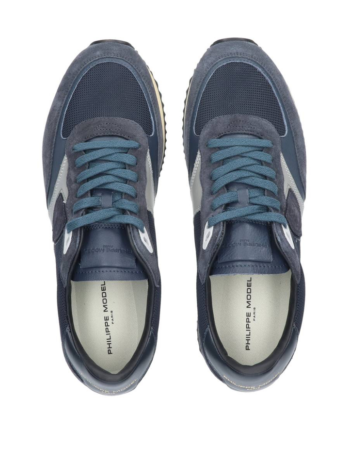Donkerblauwe lage sneakers Philippe Model