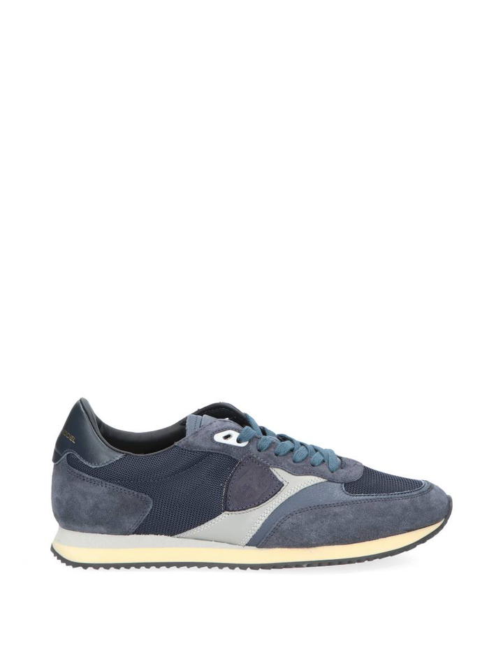 Donkerblauwe lage sneakers Philippe Model