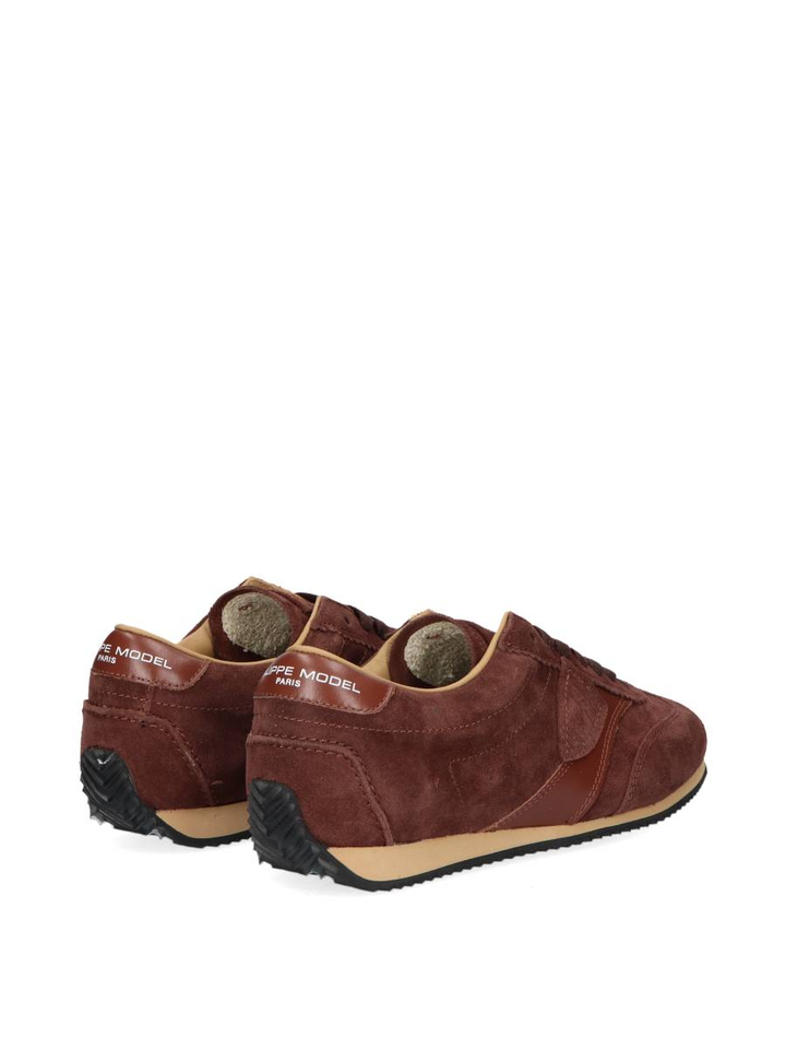Bruine lage sneakers Philippe Model