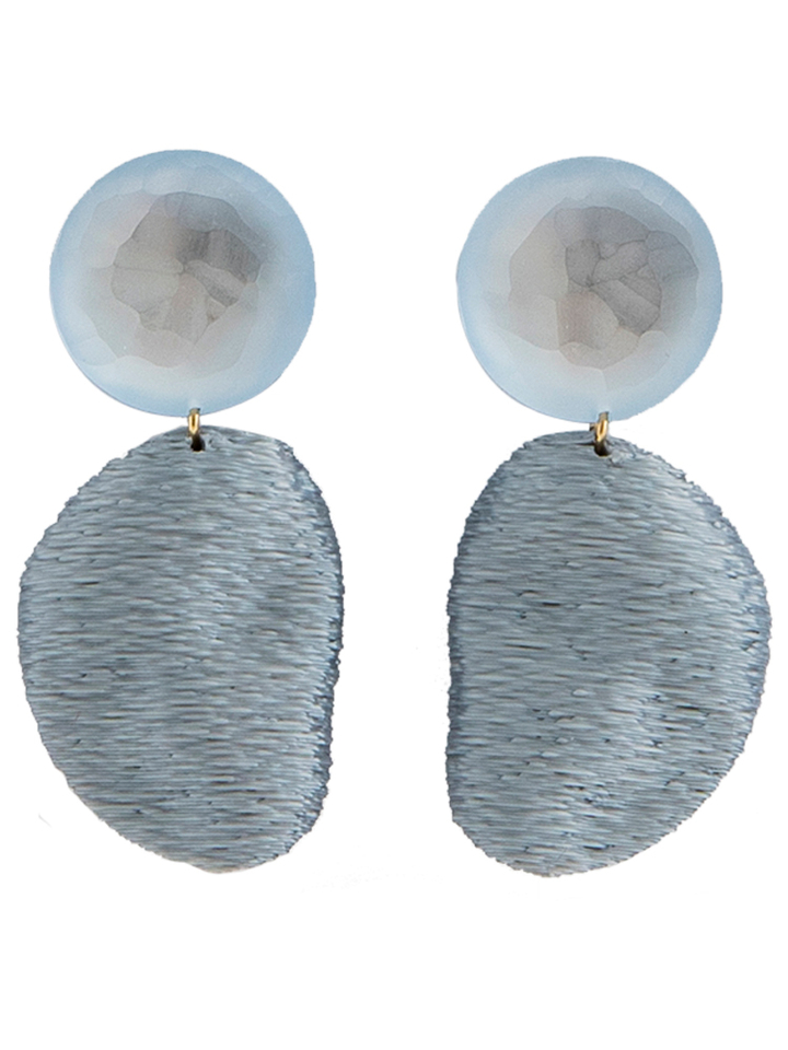 Blauwe oorbellen Dewie Laurence Delvallez