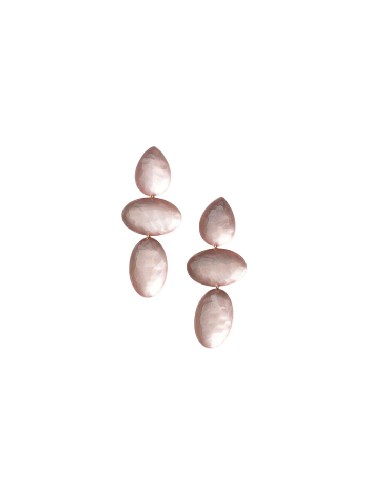 Pink oorbellen Pastelle Laurence Delvallez