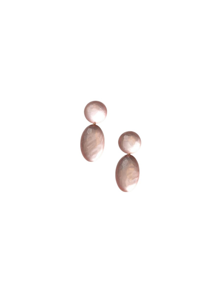 Pink oorbellen Bloomy Laurence Delvallez 