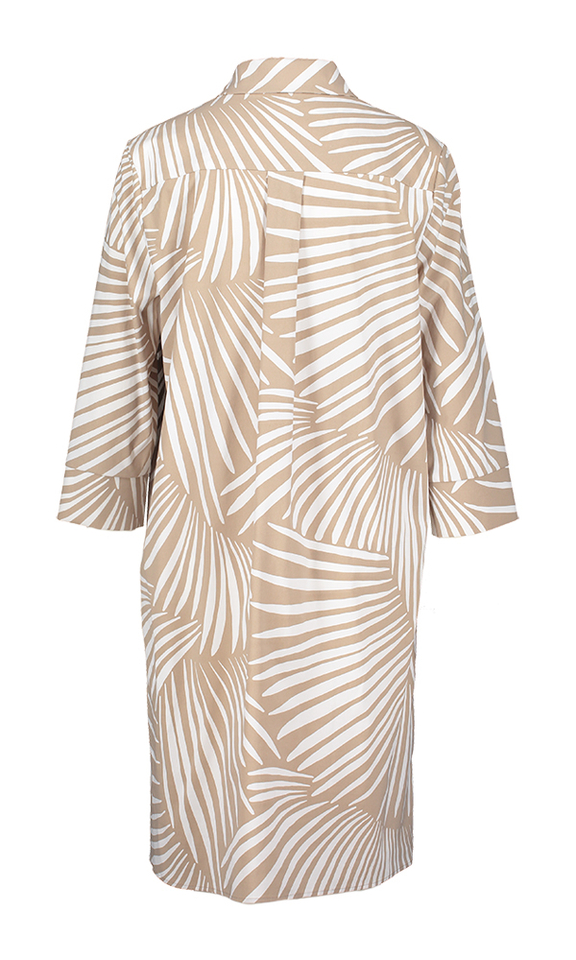 Beige kleed met print Joseph Ribkoff