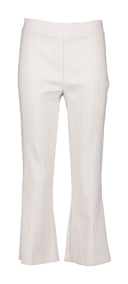 Beige kleurige broek met print Joseph Ribkoff 