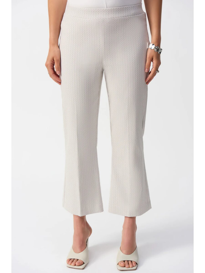 Beige kleurige broek met print Joseph Ribkoff 