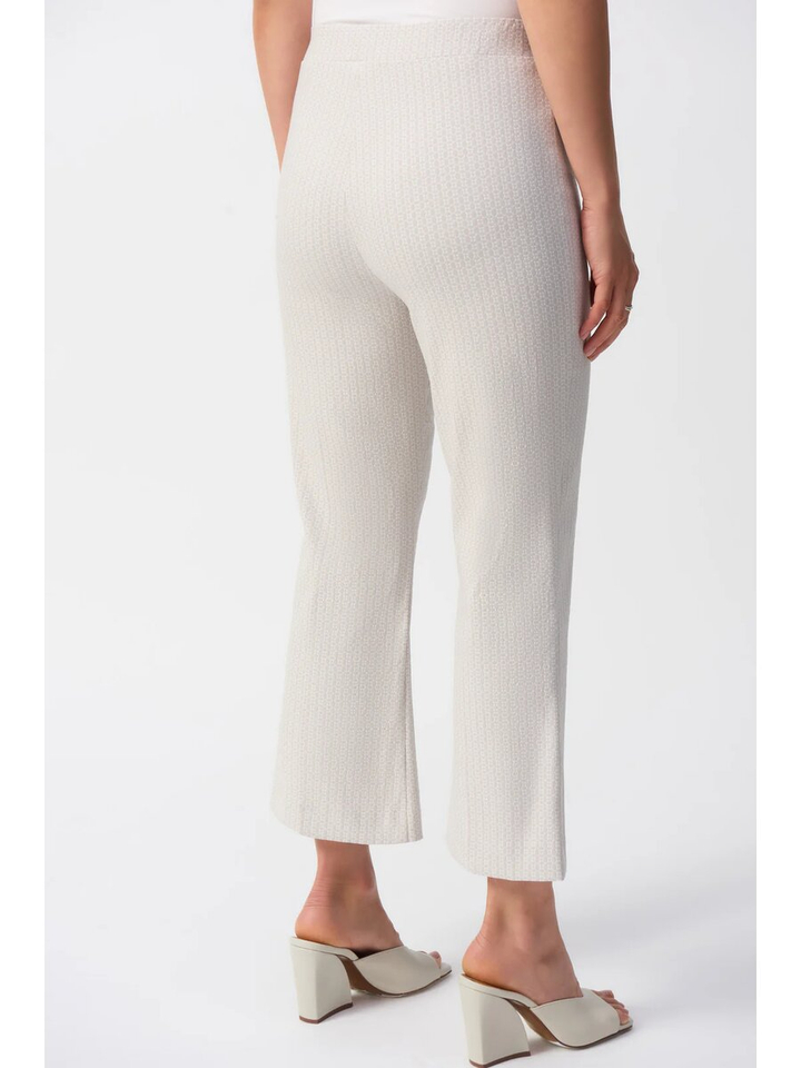 Beige kleurige broek met print Joseph Ribkoff 