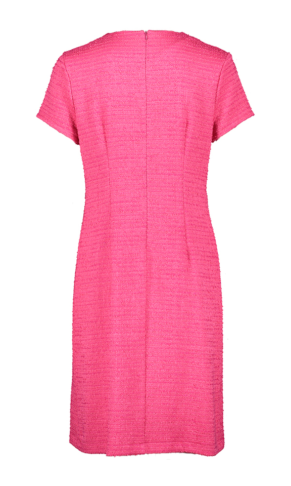 Fuchsia kleed met structuur Joseph Ribkoff