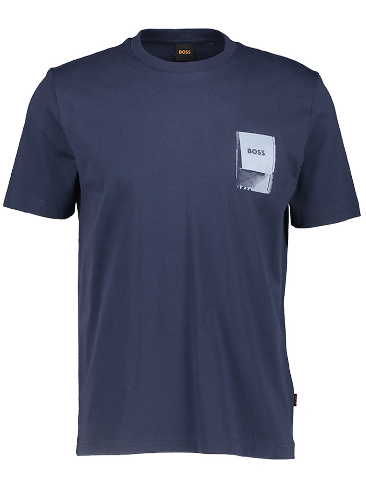 Donkerblauwe t-shirt Hugo Boss