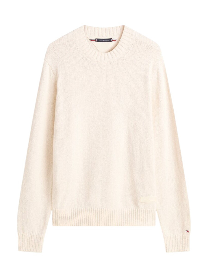 Beige trui met ronde hals Tommy