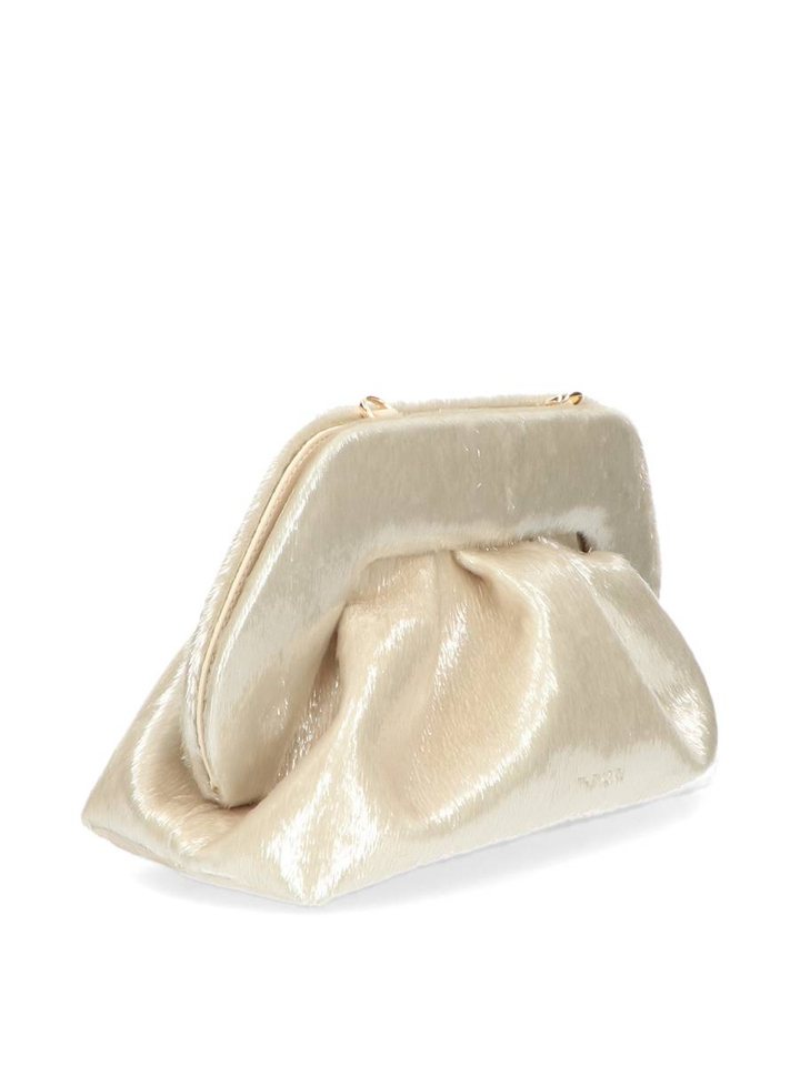 Butter cream handtas medium soft lurex