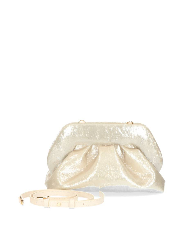 Butter cream handtas medium soft lurex