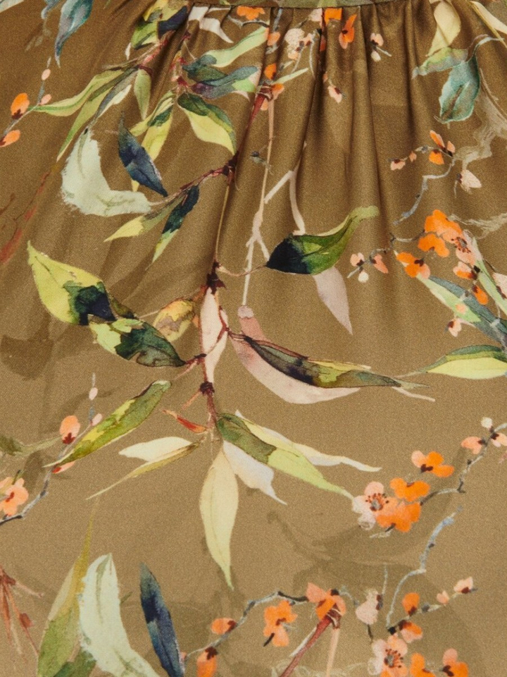 Groene bloes in bloemenprint Riani 