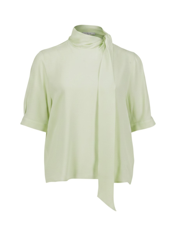 Groene blouse met strikkraag Riani 