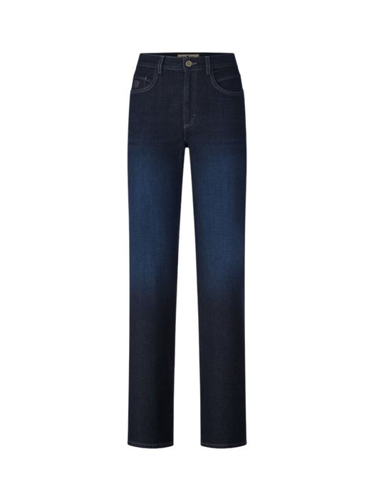 Donkerblauwe straight fit jeans Riani