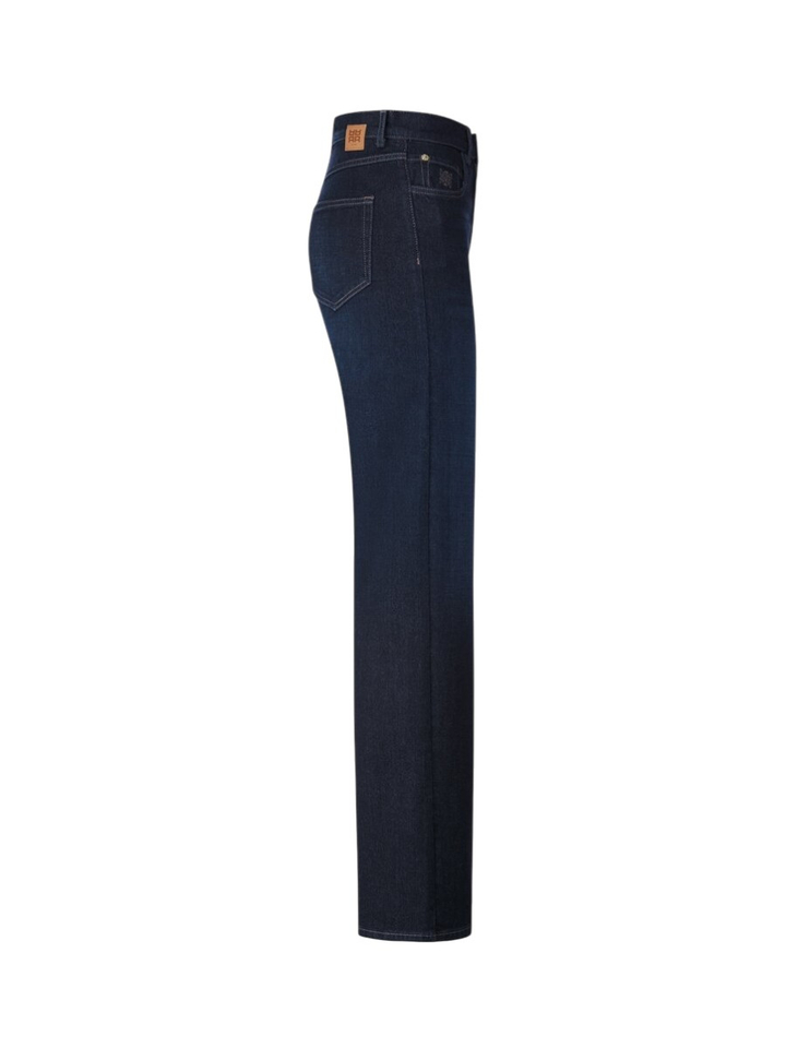 Donkerblauwe straight fit jeans Riani 