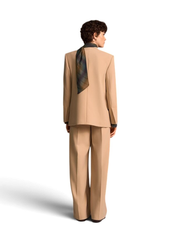 Beige wijde broek Riani