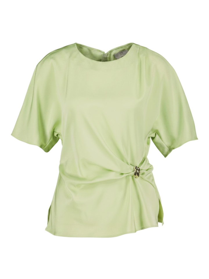 Groene blouse met goudendetail Riani 