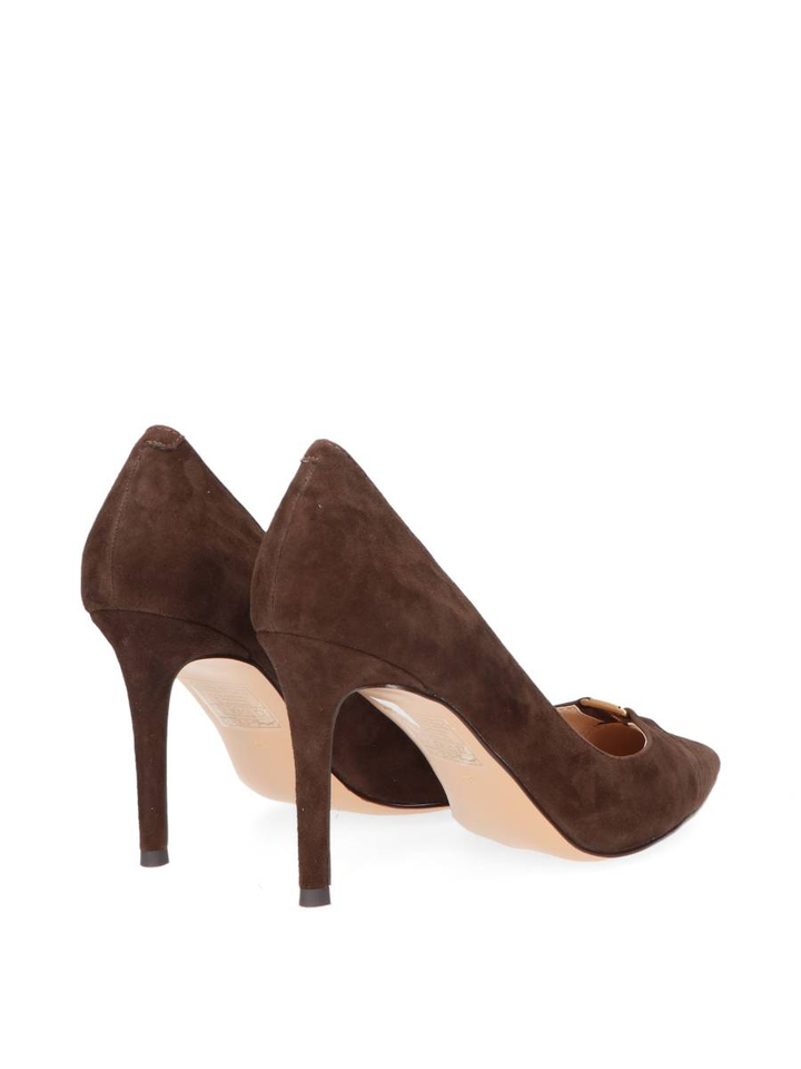 Darkness bruine pumps Twinset