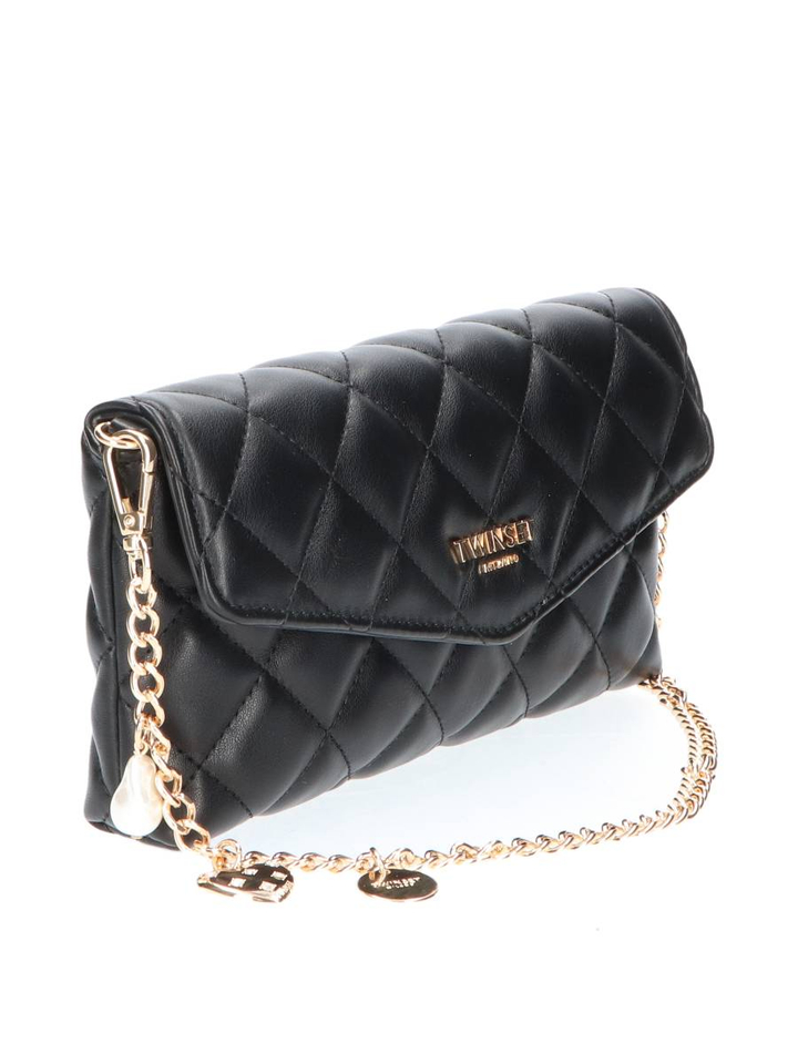 Zwart doorstikte crossbody Twinset 
