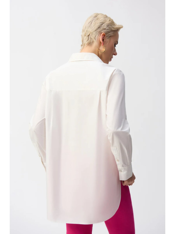 Witte blouse met multi-color bloem Joseph Ribkoff