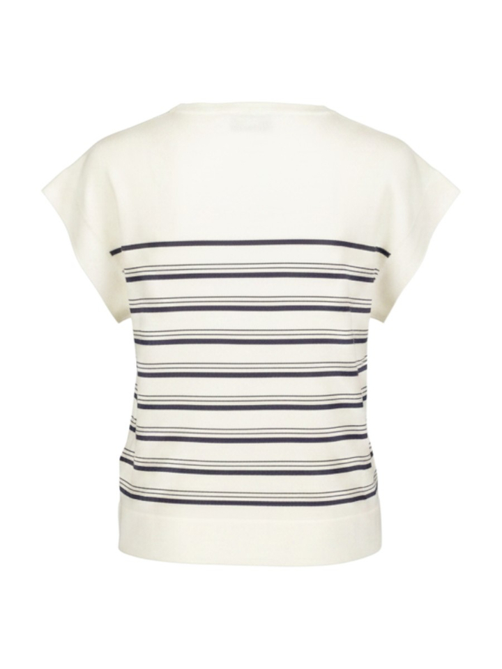 Wit gestreept fijne pull Ufo Max Mara Weekend