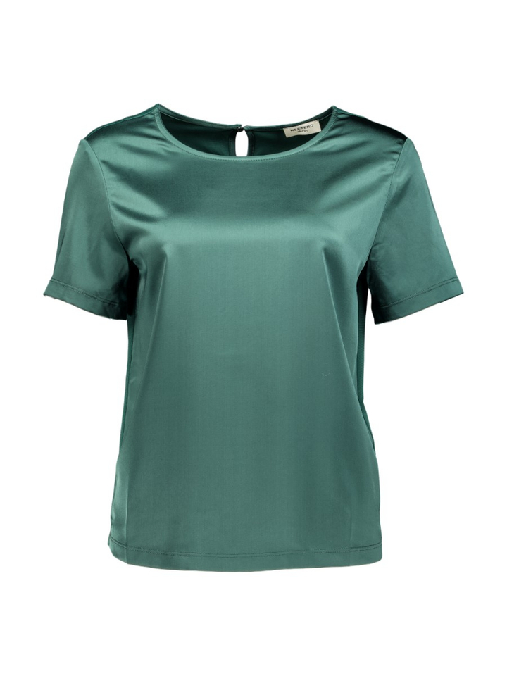 Groene glanzende t-shirt Gilbert Max Mara Weekend 