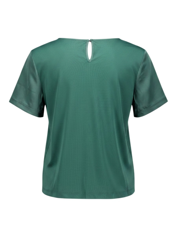 Groene glanzende t-shirt Gilbert Max Mara Weekend 