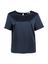Blauwe T-shirt in satijnlook Gilbert Max Mara 