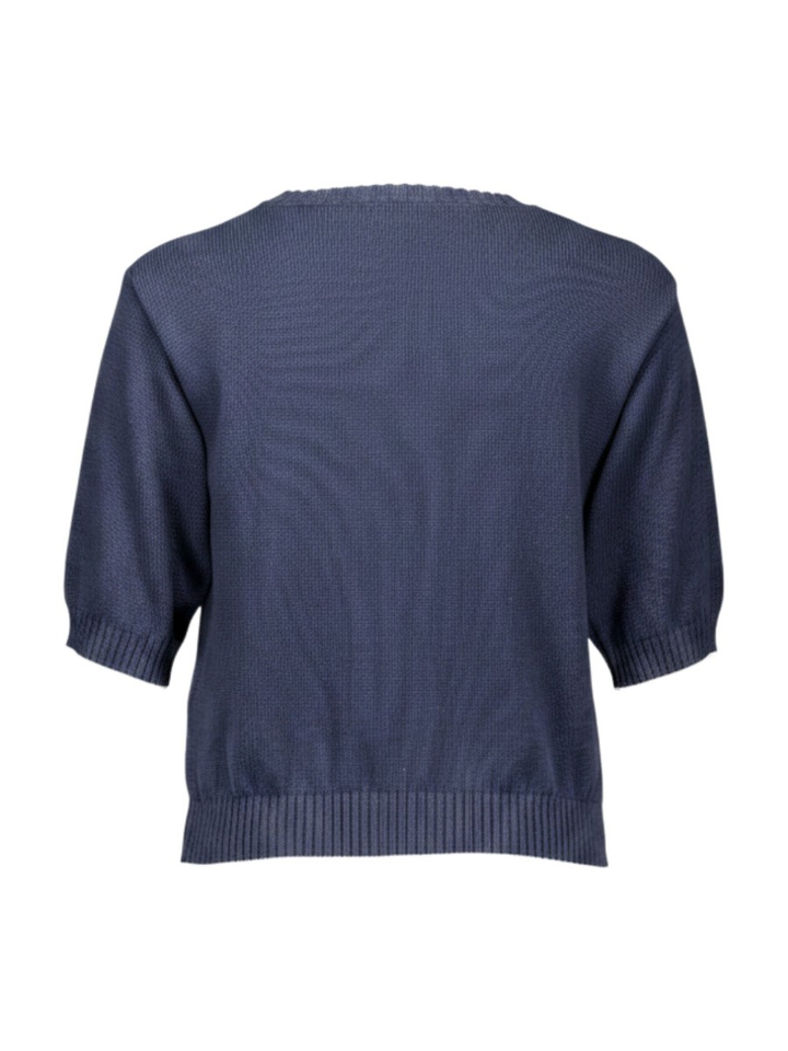 Blauwe trui met tekst detail Fiacre Max Mara Weekend 