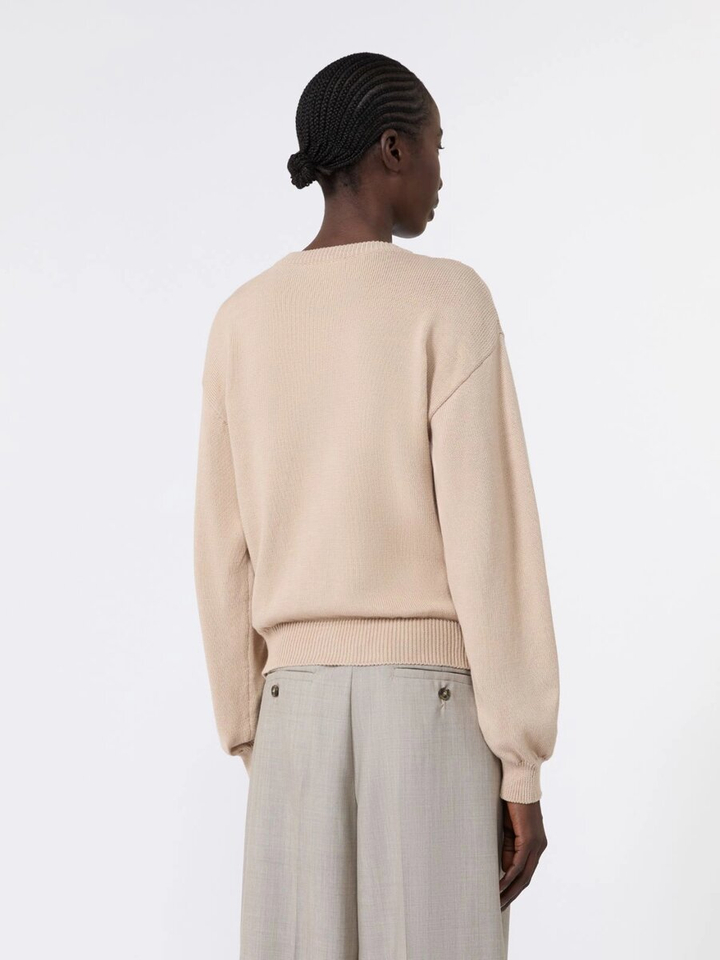 Beige trui met knopen Teiera Max Mara