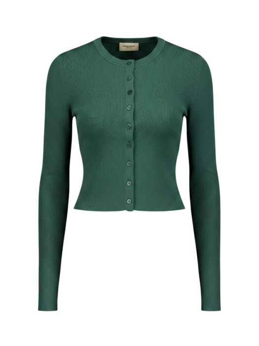 Groene gillet met knopen Tennis Max Mara Weekend