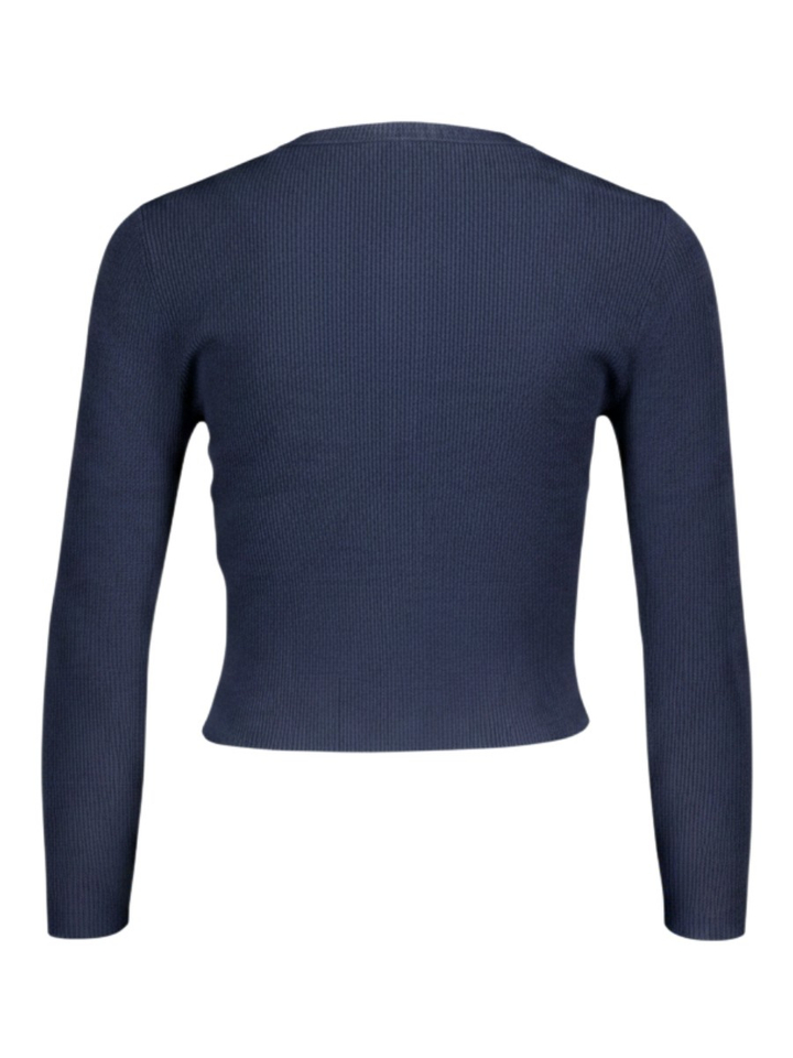 Donkerblauwe gillet met knopen Tennis Max Mara Weekend 