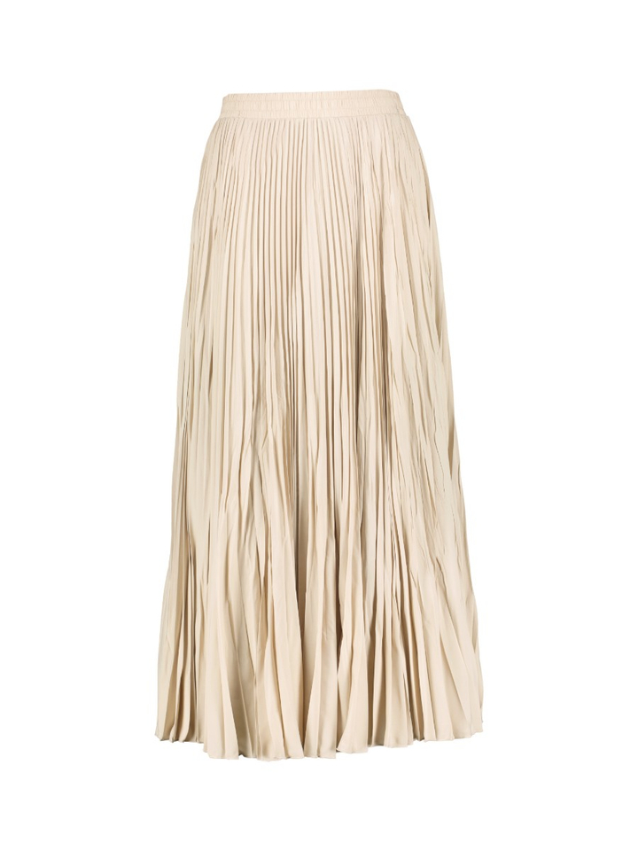 Beige plooirok in plissé Foggia Max Mara