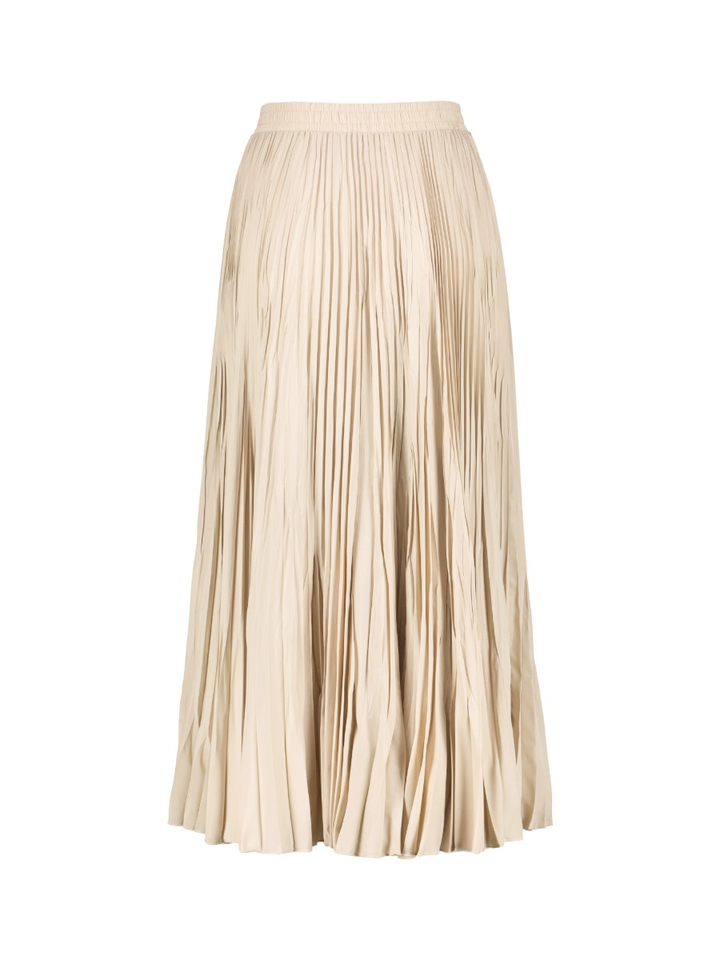Beige plooirok in plissé Foggia Max Mara