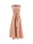 Roze geklede maixi-jurk Gentille Max Mara 