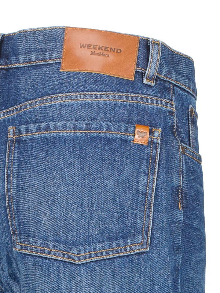 Donkerblauwe barrel fit jeans Caduca Max Mara