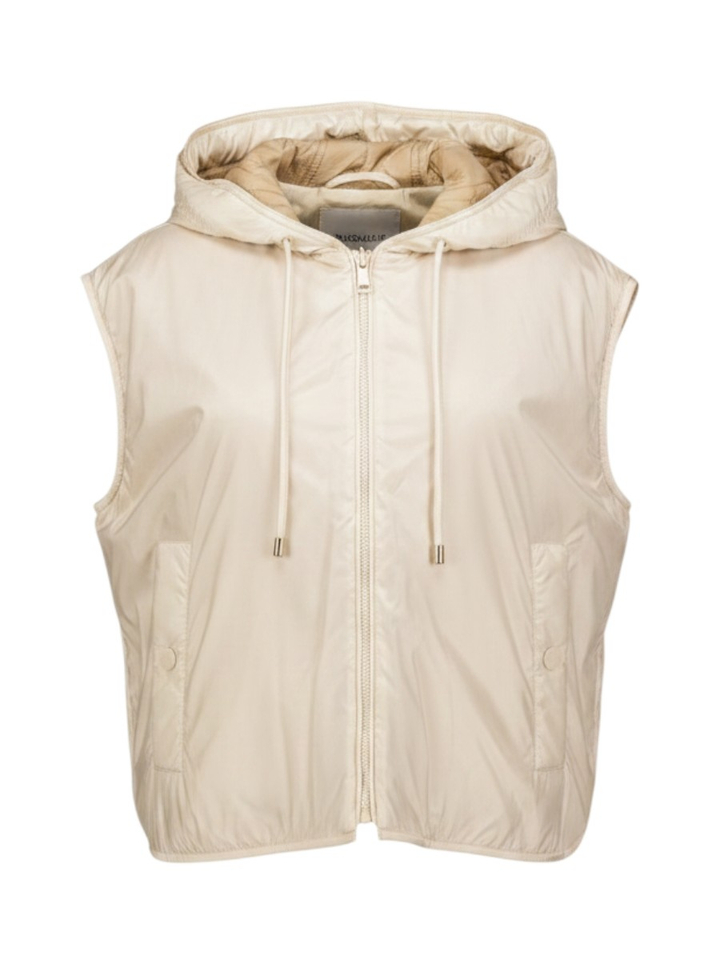 Beige omkeerbare bodywarmer Accenni Max Mara