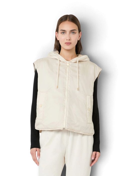 Beige omkeerbare bodywarmer Accenni Max Mara