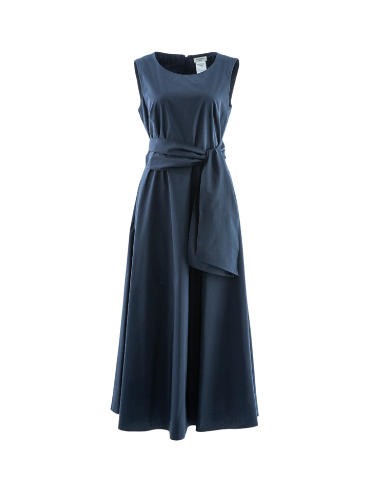 Donkerblauwe maxi-jurk Gentille Max-Mara 
