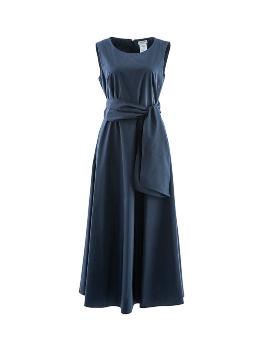 Donkerblauwe maxi-jurk Gentille Max-Mara