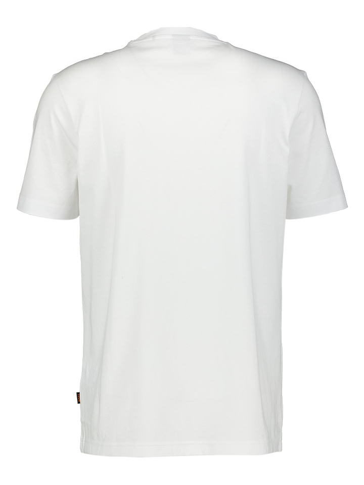 Witte t-shirt met print detail Te Plain Hugo Boss