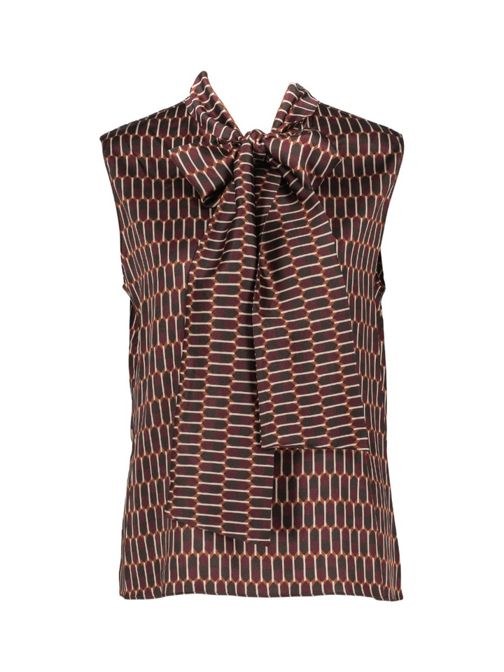 Blouse met patroon Diana Gallesi 