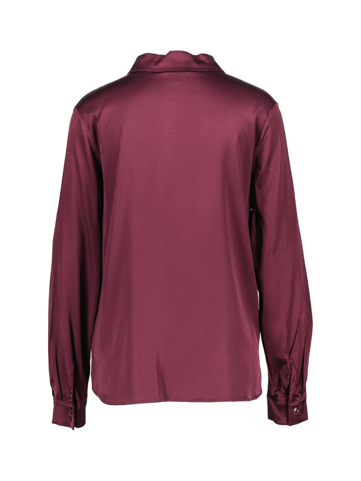 Bordeaux blouse met lange mouw Diana Gallesi 