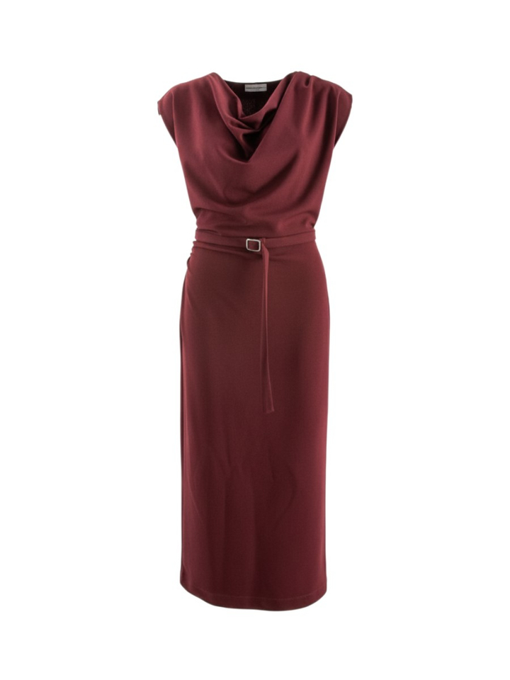 Bordeaux lange jurk Diana Gallesi Da Boutique