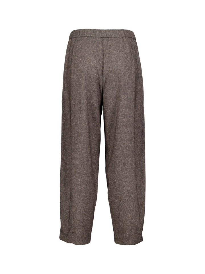 Bruine gespikkelde broek Diana Galessi