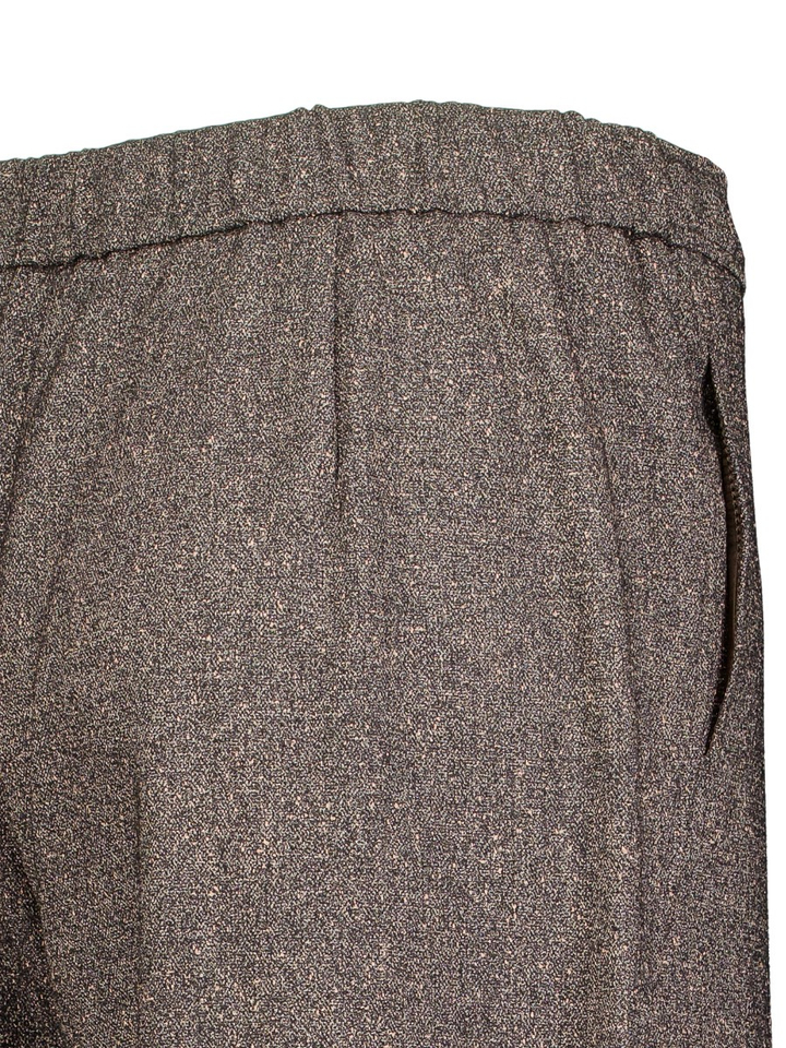 Bruine gespikkelde broek Diana Galessi