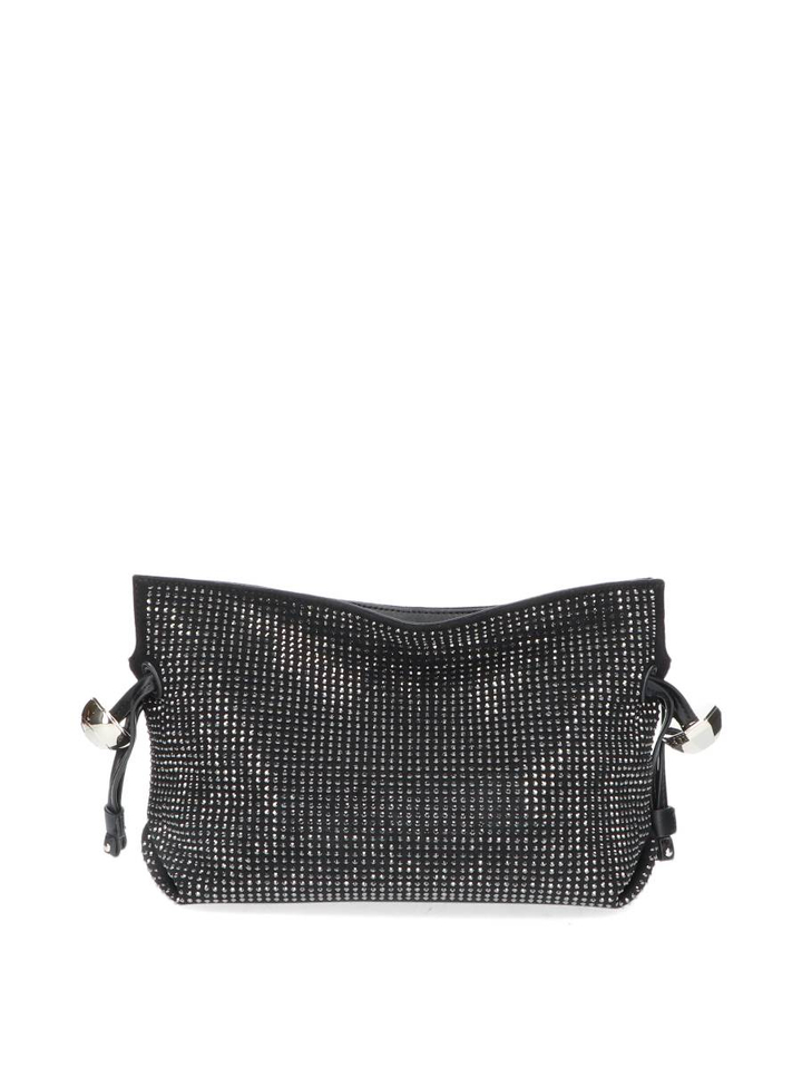 Nero handtas met strass Hobo Lui Jo