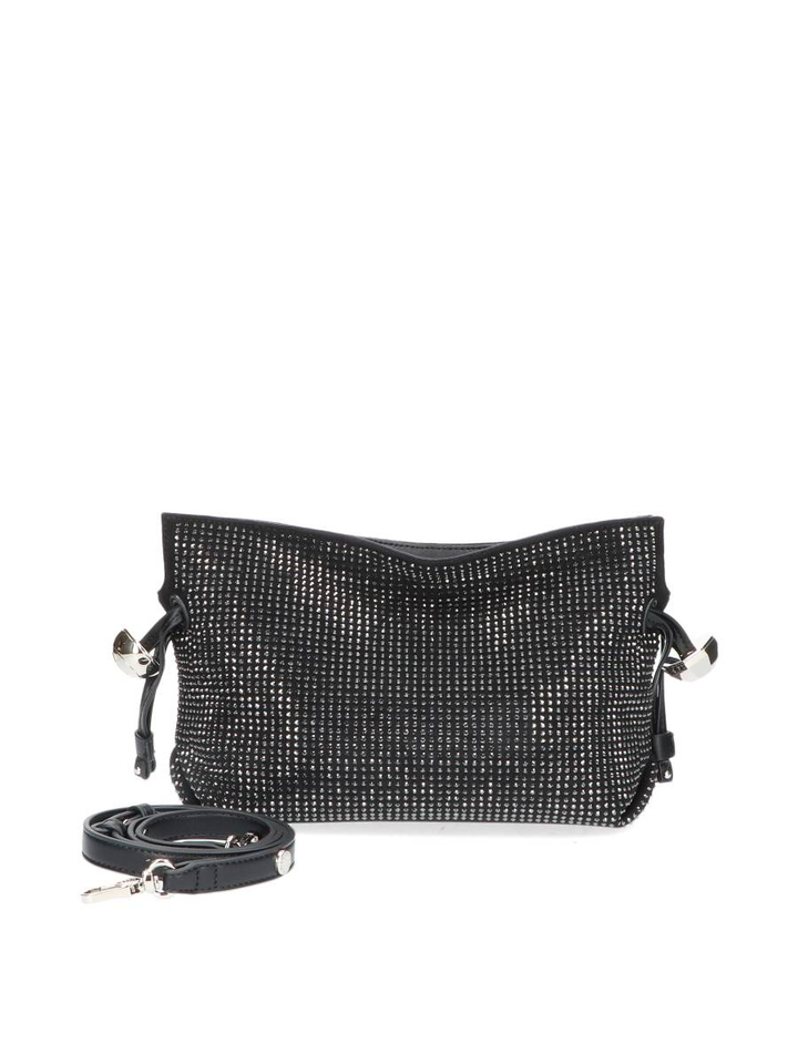 Nero handtas met strass Hobo Lui Jo