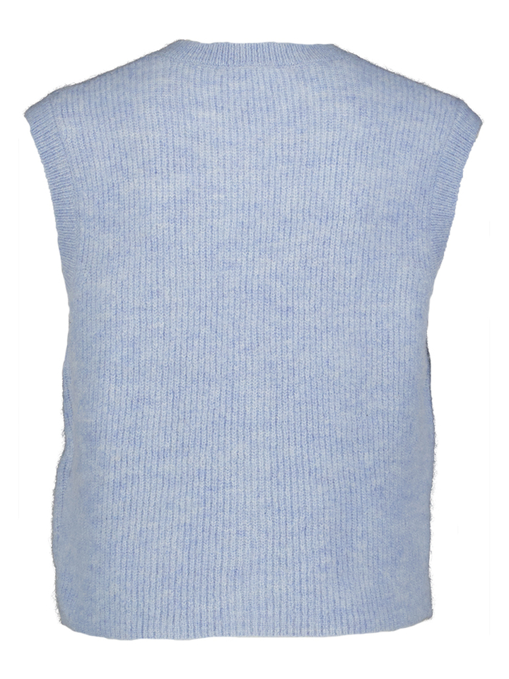 Blauwe gilet zonder mouwen Slwlulu Selected
